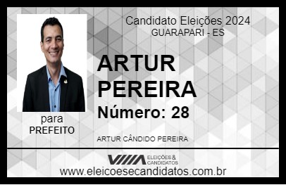 Candidato ARTUR PEREIRA 2024 - GUARAPARI - Eleições