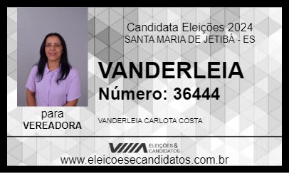 Candidato VANDERLEIA 2024 - SANTA MARIA DE JETIBÁ - Eleições