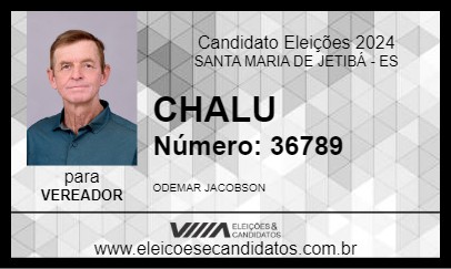 Candidato CHALU 2024 - SANTA MARIA DE JETIBÁ - Eleições