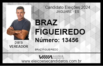 Candidato BRAZ FIGUEIREDO 2024 - JAGUARÉ - Eleições