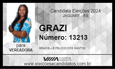 Candidato GRAZI 2024 - JAGUARÉ - Eleições