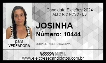 Candidato JOSY RIBEIRO 2024 - ALTO RIO NOVO - Eleições