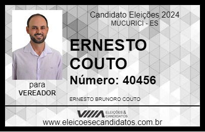 Candidato ERNESTO COUTO 2024 - MUCURICI - Eleições