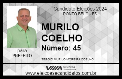 Candidato MURILO COELHO 2024 - PONTO BELO - Eleições