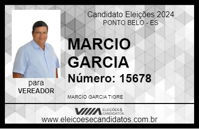 Candidato MARCIO GARCIA 2024 - PONTO BELO - Eleições