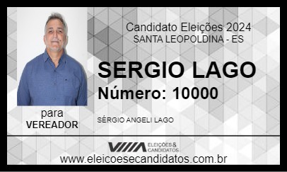 Candidato SERGIO LAGO 2024 - SANTA LEOPOLDINA - Eleições