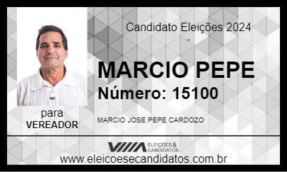 Candidato MARCIO PEPE 2024 - CACHOEIRO DE ITAPEMIRIM - Eleições