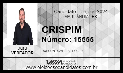 Candidato CRISPIM 2024 - MARILÂNDIA - Eleições