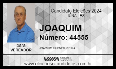 Candidato JOAQUIM 2024 - IÚNA - Eleições