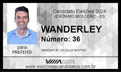 Candidato WANDERLEY 2024 - JERÔNIMO MONTEIRO - Eleições