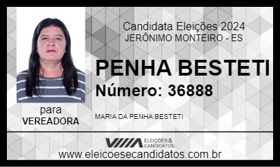 Candidato PENHA BESTETI 2024 - JERÔNIMO MONTEIRO - Eleições