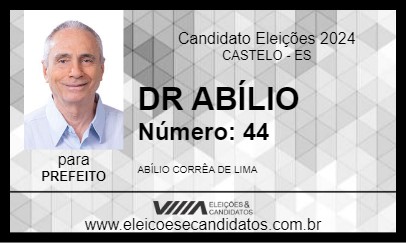 Candidato DR ABÍLIO 2024 - CASTELO - Eleições