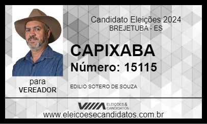 Candidato CAPIXABA 2024 - BREJETUBA - Eleições