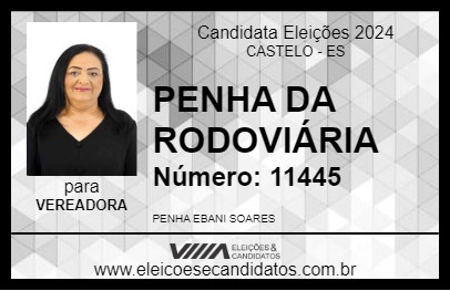 Candidato PENHA DA RODOVIÁRIA 2024 - CASTELO - Eleições