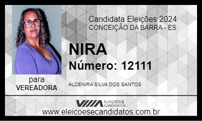 Candidato NIRA 2024 - CONCEIÇÃO DA BARRA - Eleições