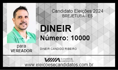 Candidato DINEIR RIBEIRO 2024 - BREJETUBA - Eleições