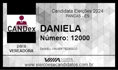 Candidato DANIELA 2024 - PANCAS - Eleições