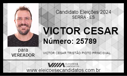 Candidato VICTOR CESAR 2024 - SERRA - Eleições