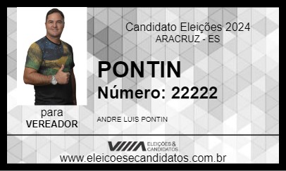 Candidato PONTIN 2024 - ARACRUZ - Eleições