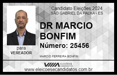 Candidato DR MARCIO BONFIM 2024 - SÃO GABRIEL DA PALHA - Eleições