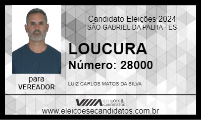 Candidato LOUCURA 2024 - SÃO GABRIEL DA PALHA - Eleições