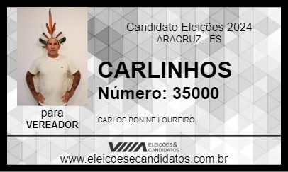 Candidato CARLINHOS 2024 - ARACRUZ - Eleições