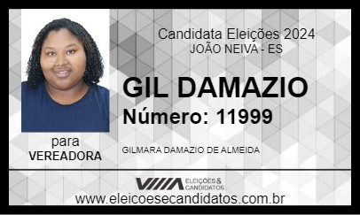 Candidato GIL DAMAZIO 2024 - JOÃO NEIVA - Eleições