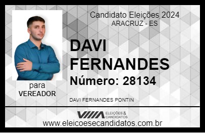 Candidato DAVI FERNANDES 2024 - ARACRUZ - Eleições