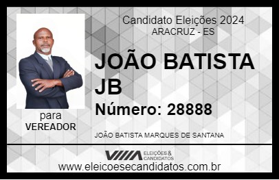 Candidato JOÃO BATISTA JB 2024 - ARACRUZ - Eleições