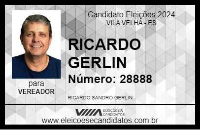 Candidato RICARDO GERLIN 2024 - VILA VELHA - Eleições