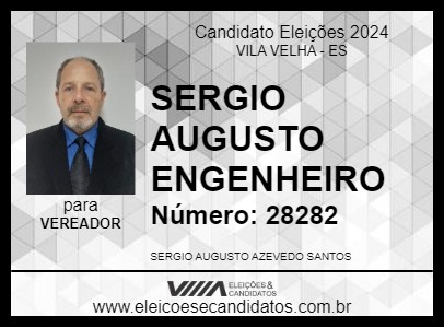 Candidato SERGIO AUGUSTO ENGENHEIRO 2024 - VILA VELHA - Eleições