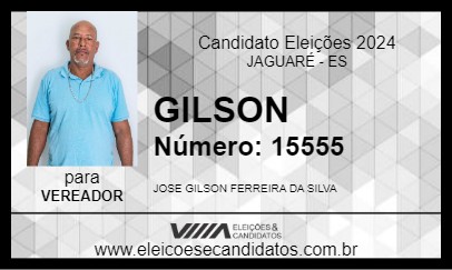 Candidato GILSON 2024 - JAGUARÉ - Eleições