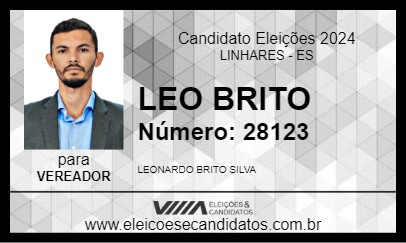 Candidato LEO BRITO 2024 - LINHARES - Eleições