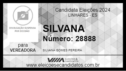 Candidato SILVANA 2024 - LINHARES - Eleições