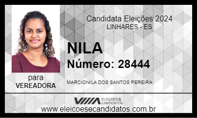 Candidato NILA 2024 - LINHARES - Eleições