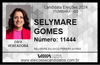 Candidato SELYMARE GOMES 2024 - ITUMBIARA - Eleições