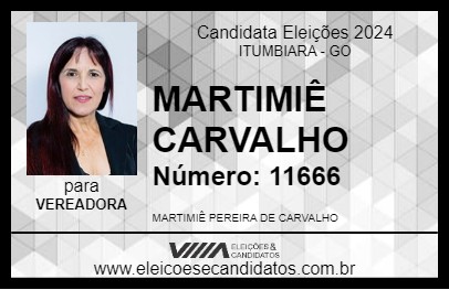 Candidato MARTIMIÊ CARVALHO 2024 - ITUMBIARA - Eleições