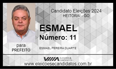 Candidato ESMAEL 2024 - HEITORAÍ - Eleições