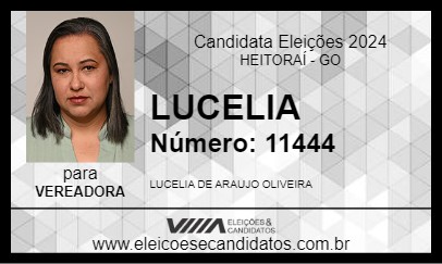 Candidato LUCELIA 2024 - HEITORAÍ - Eleições