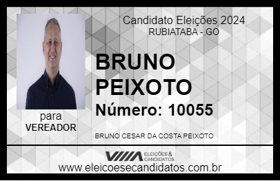 Candidato BRUNO PEIXOTO 2024 - RUBIATABA - Eleições