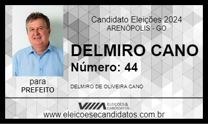 Candidato DELMIRO CANO 2024 - ARENÓPOLIS - Eleições