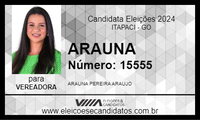 Candidato ARAUNA 2024 - ITAPACI - Eleições