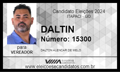 Candidato DALTIN 2024 - ITAPACI - Eleições