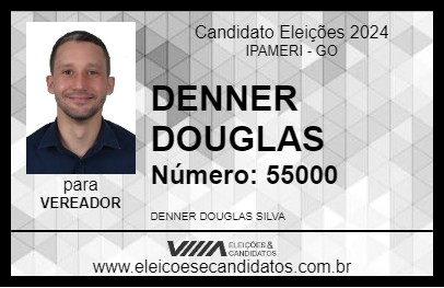 Candidato DENNER DOUGLAS 2024 - IPAMERI - Eleições