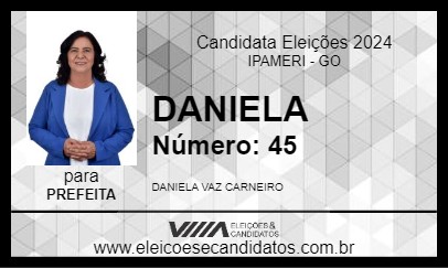 Candidato DANIELA 2024 - IPAMERI - Eleições