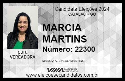 Candidato MARCIA MARTINS 2024 - CATALÃO - Eleições