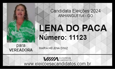 Candidato LENA DO PACA 2024 - ANHANGÜERA - Eleições