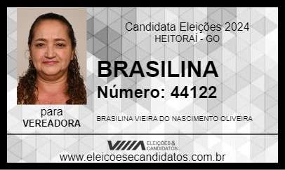 Candidato BRASILINA 2024 - HEITORAÍ - Eleições