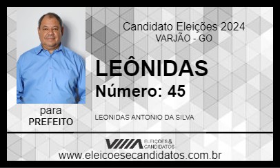 Candidato LEÔNIDAS 2024 - VARJÃO - Eleições