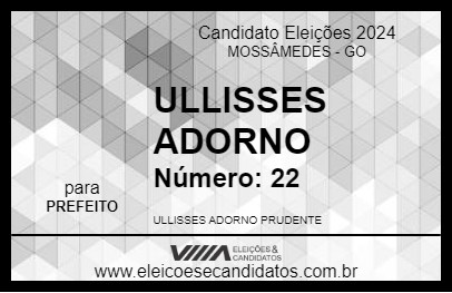 Candidato ULLISSES ADORNO 2024 - MOSSÂMEDES - Eleições